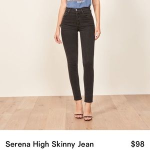 Reformation Serena High Rise Skinny Jean
